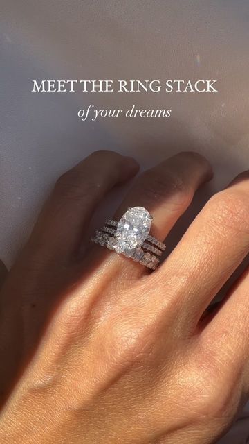 3 Carat Oval Twin Band