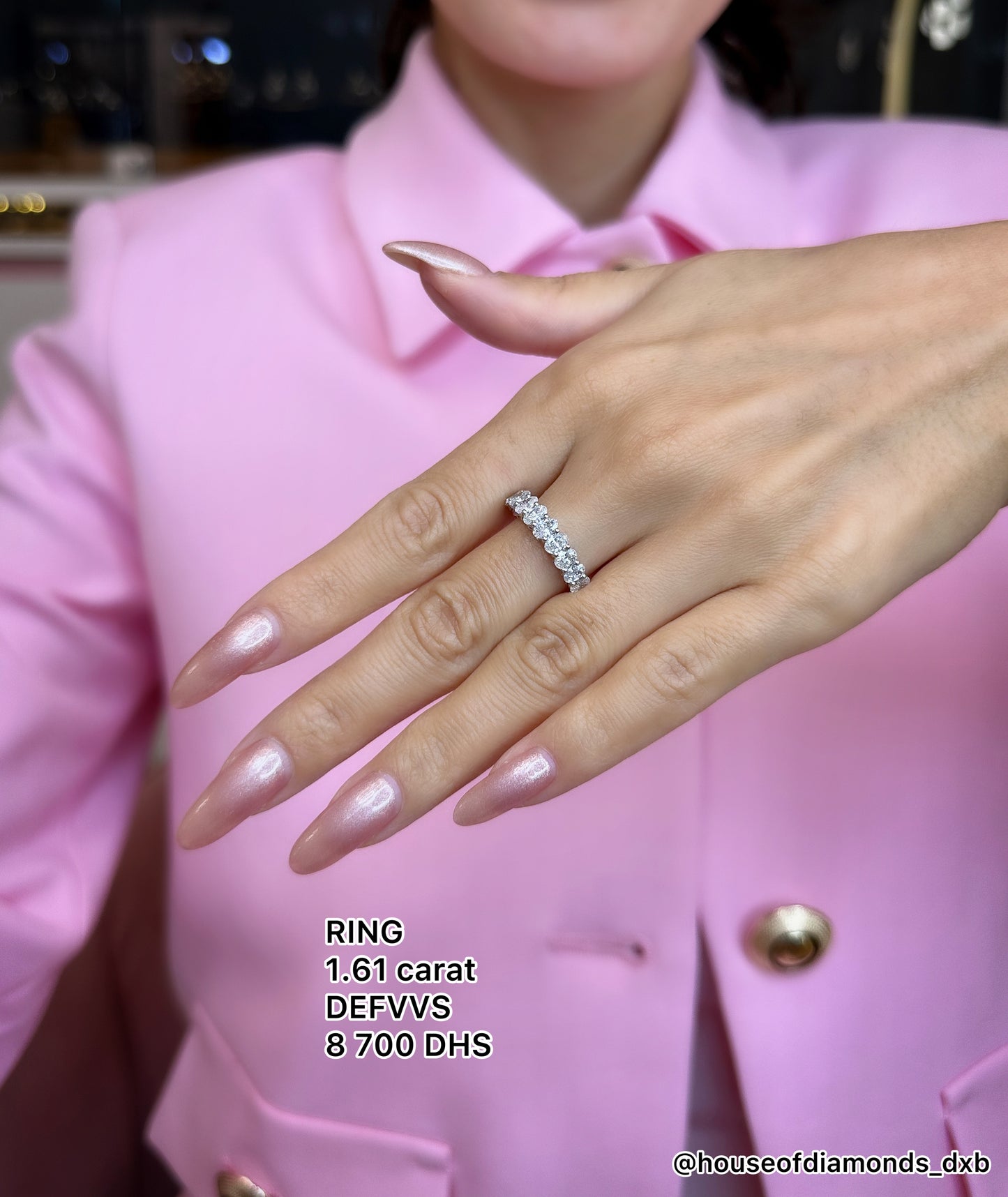15PT Oval Half Eternity (ARJS2535)