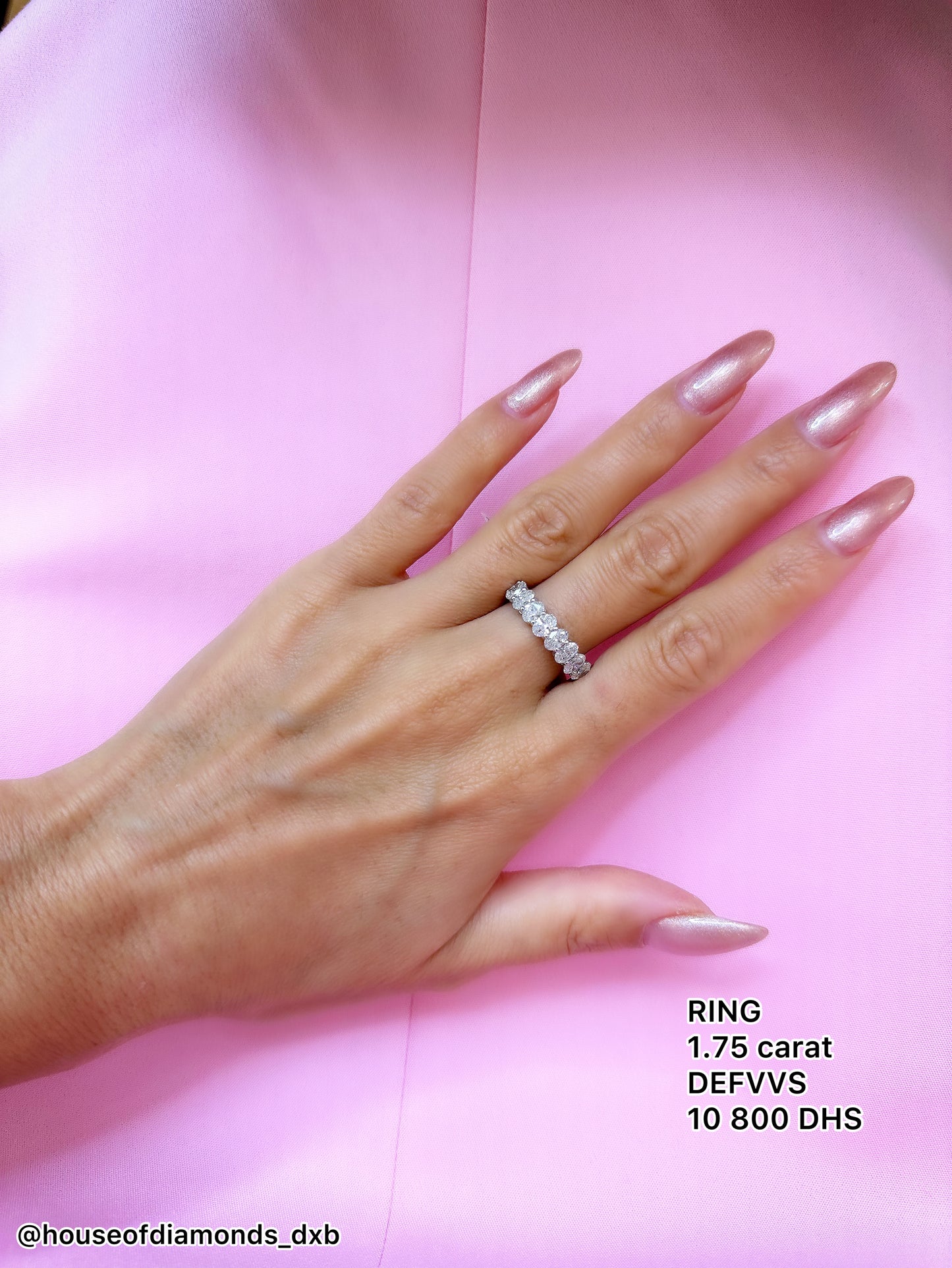 20PT Oval Half Eternity (ARJS2536)