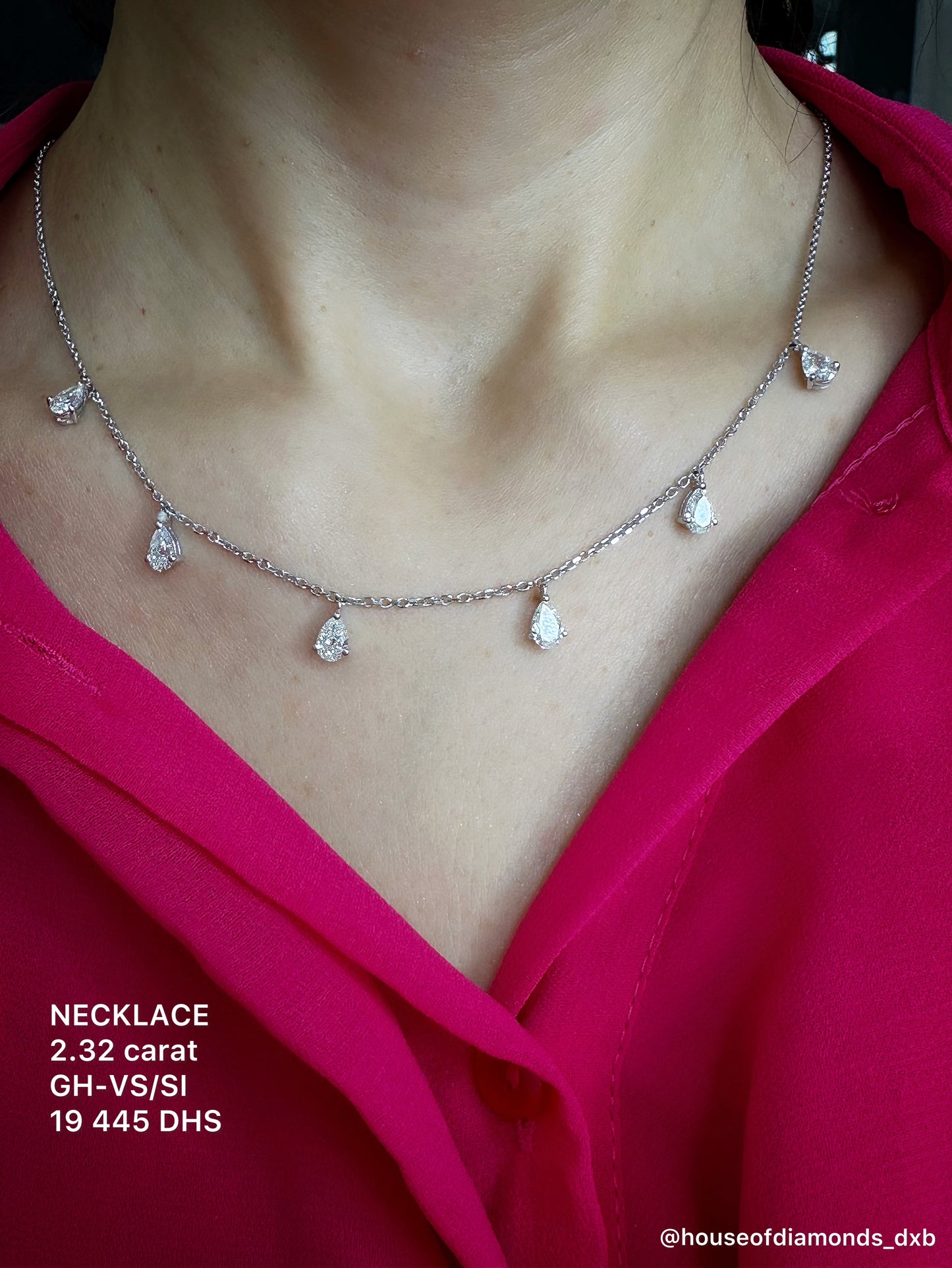Pear Pendant 2.32 CARAT DIAMOND