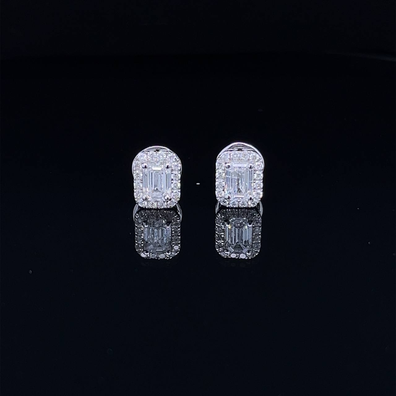 50PT Emerald Diamond Stud (ARJS2261)