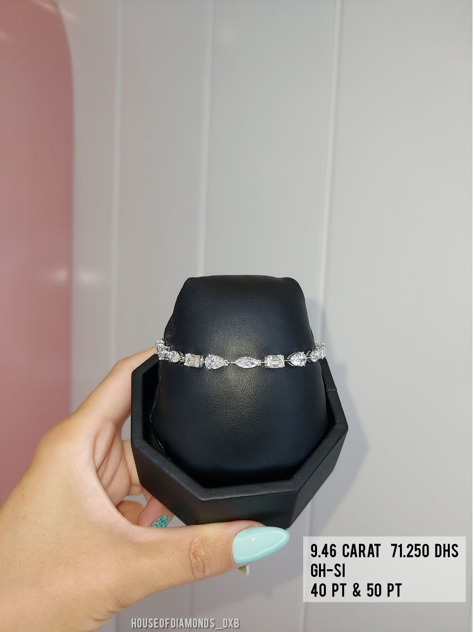 50PT Mix Shape Diamond Bracelet (ARJS2283)