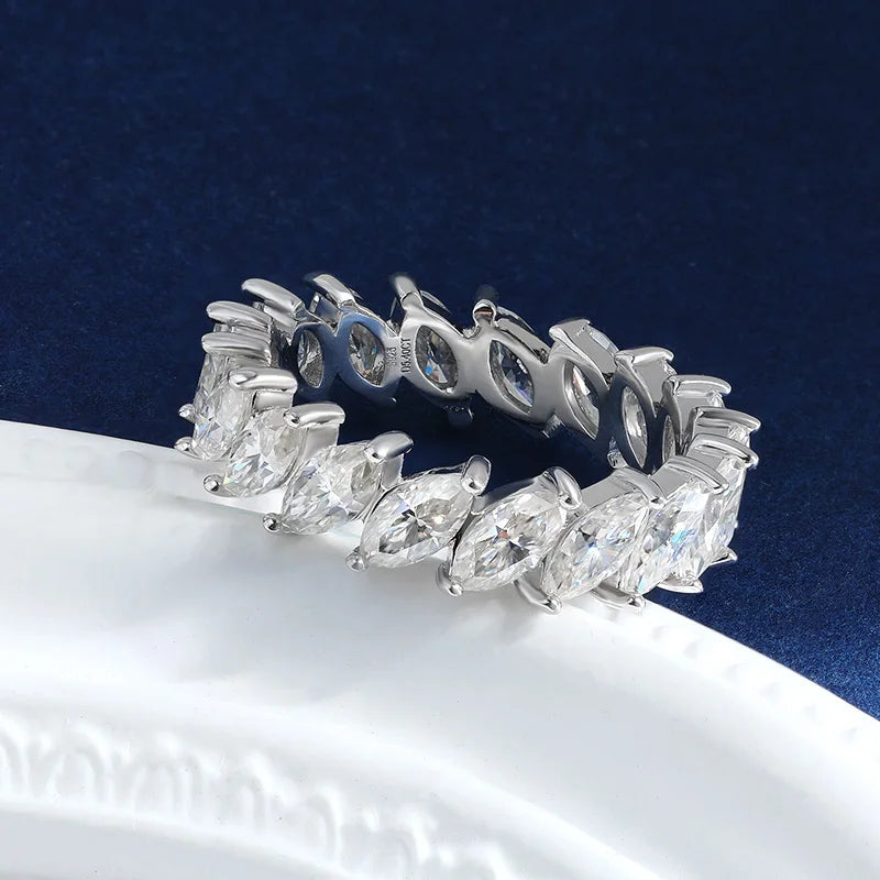 "25PT Marquise Full Eternity Band (ARJS2538)