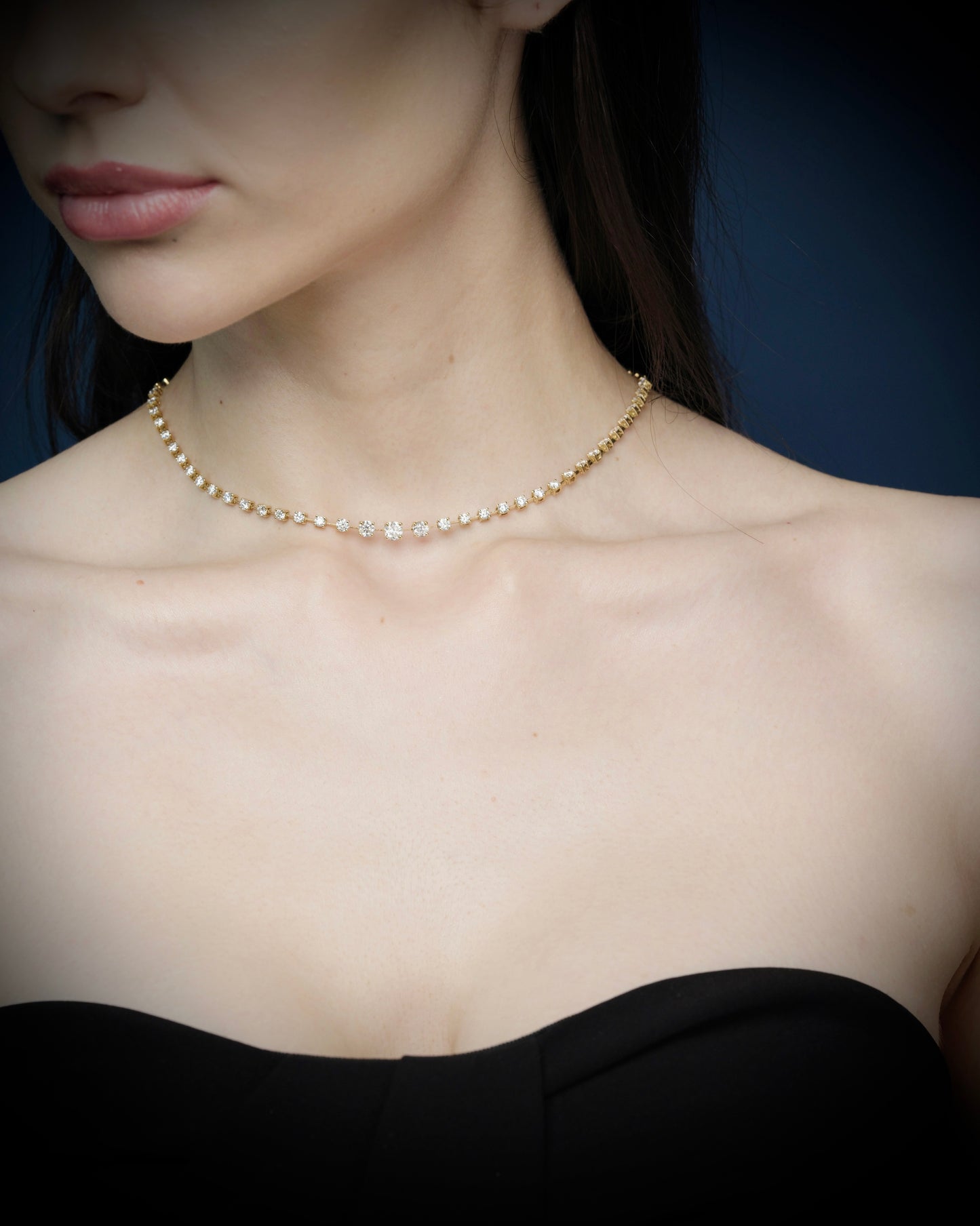 ROUND DIAMOND NECKLACE