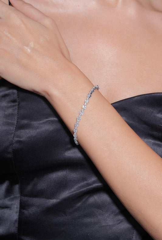 MARQUISE CUT DIAMOND BRACELET