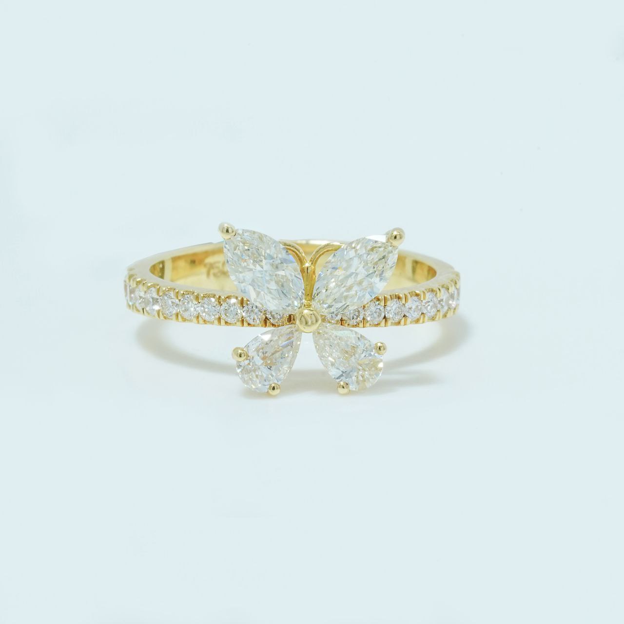Pear & Marquise Diamond Ring (ARJS2674)