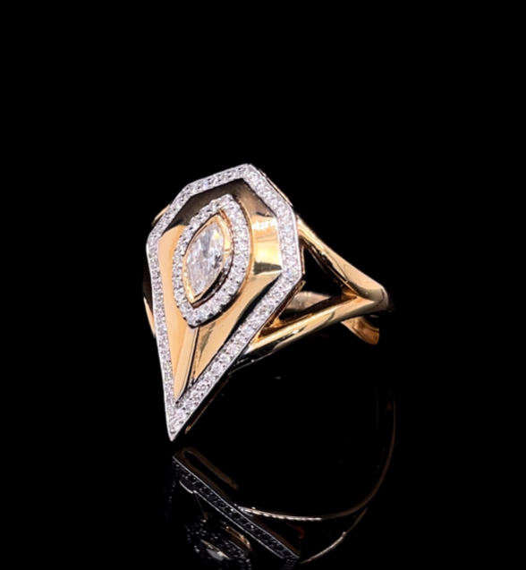 Marquise Pointed Diamond Ring (SKJ1209)