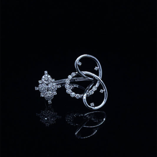 Cocktail Style Cluster Diamond Ring (BRD1244)