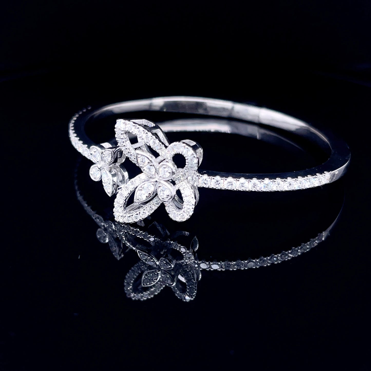 Butterfly Diamond Bangle (ARJS2702)