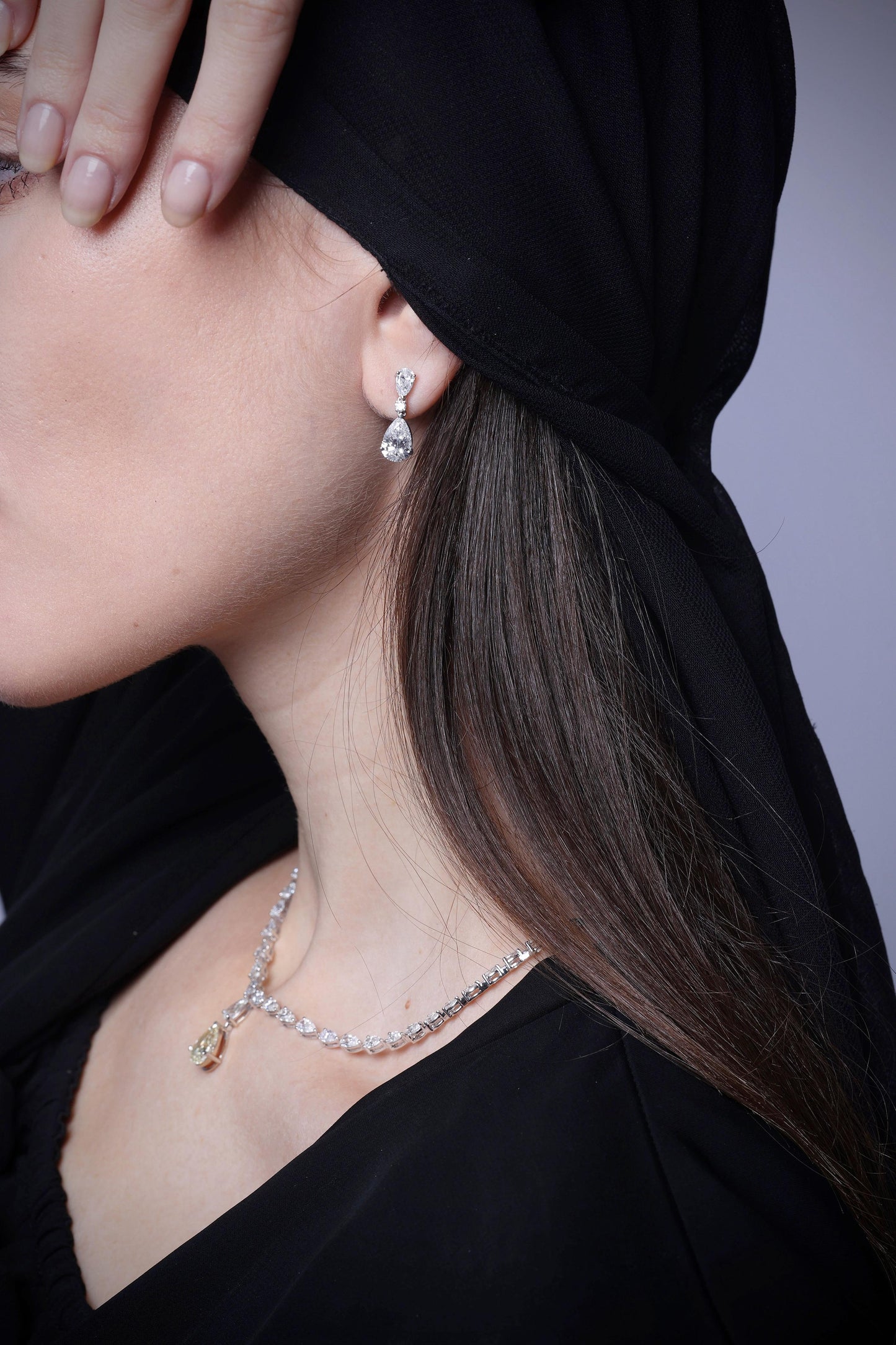 1.5CT EACH PEAR STUDS EARRING