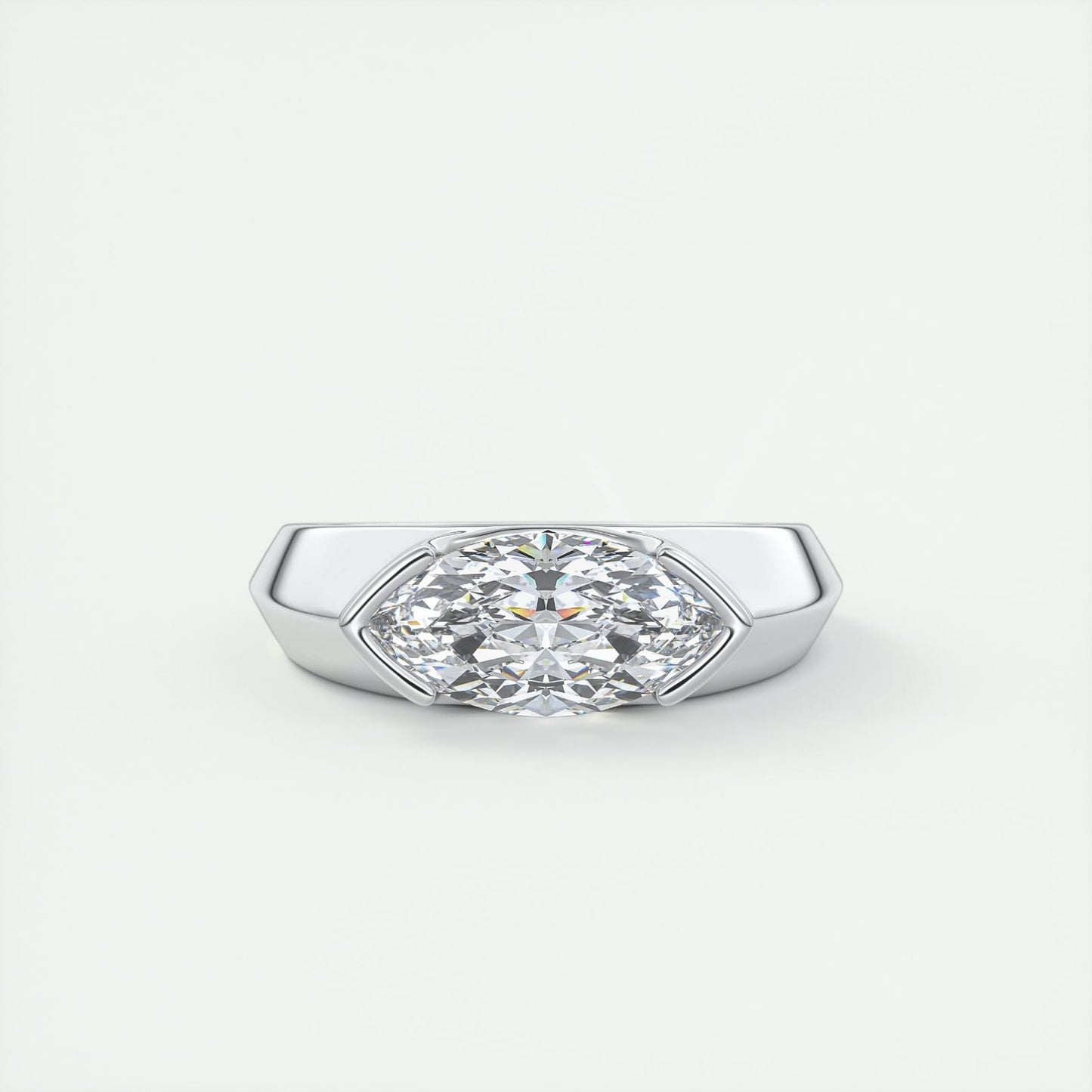 1CT MARQUISE SHAPE SOLITAIRE RING