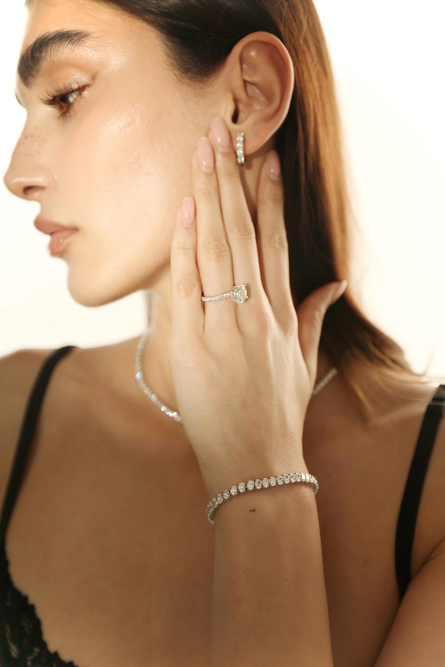 0.20 Carat Oval Shape Bracelet