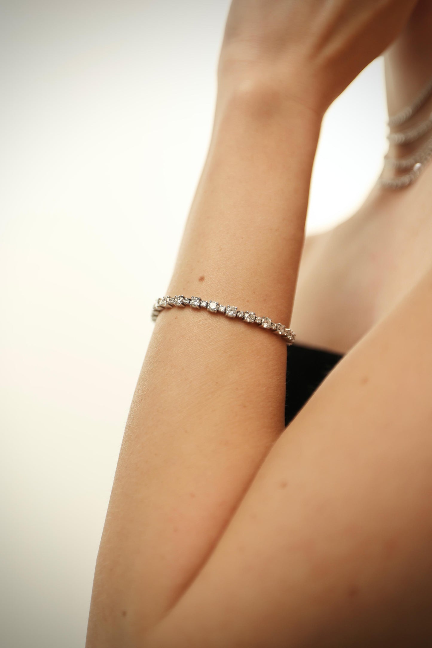 Stunning Round Diamond Bracelet