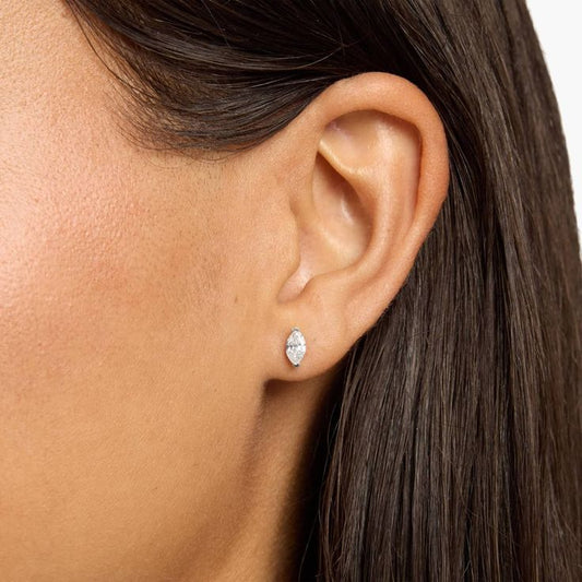 1 Carat Marquise Diamond Studs - F/G Color, VS-SI Quality - 8000 AED