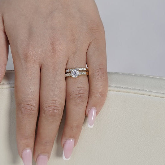 1CT Round Diamond Twin Ring (ARJS2525)