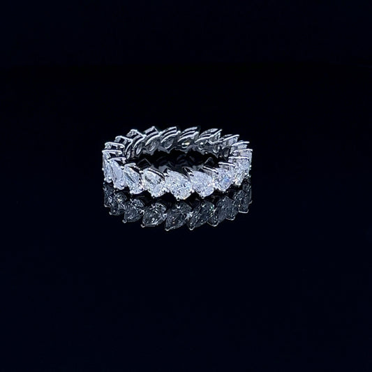 20PT PEAR FULL ETERNITY BAND (ARJS2808)