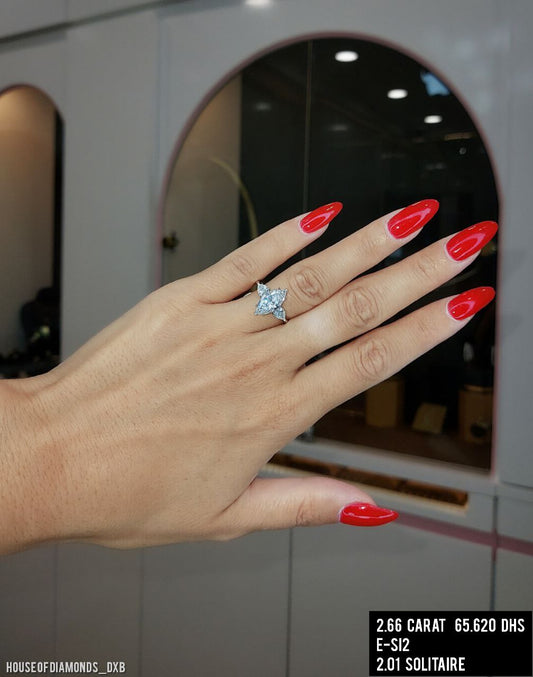 2CT Marquise Diamond Ring (ARJS2266)