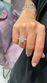 3 Carat Round Solitaire Ring