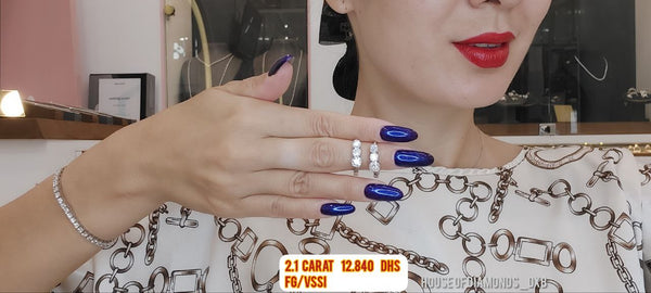 3Stone Round Earring (ARJ1033)