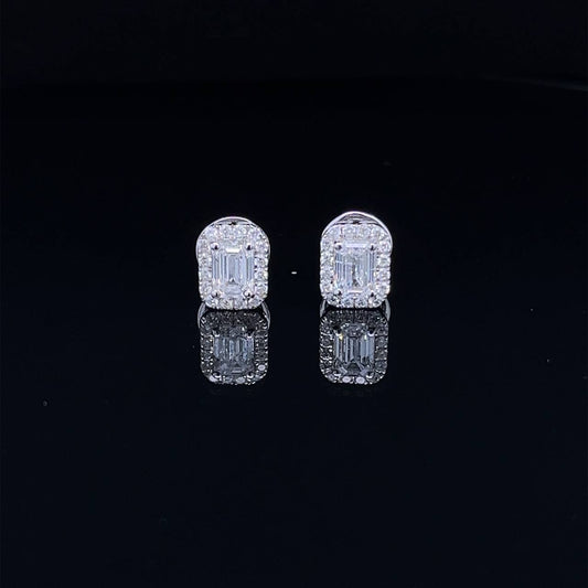 50PT Emerald Diamond Stud (ARJS2261)