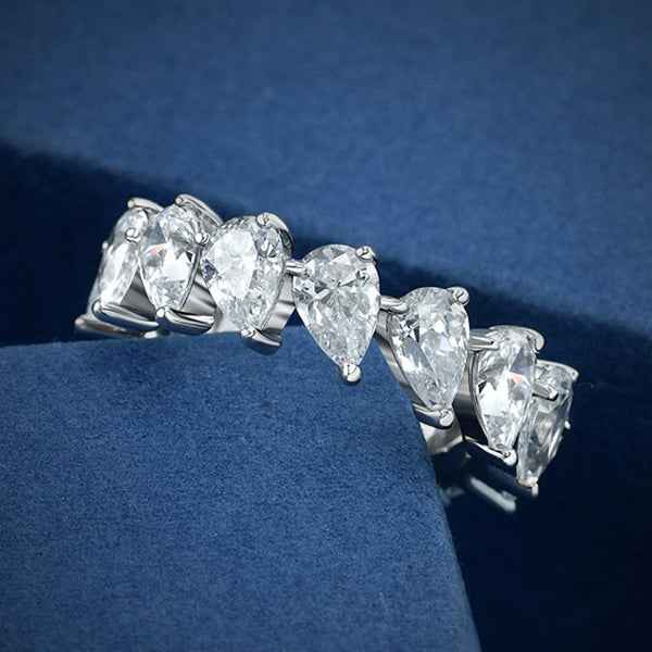 25PT PEAR FULL ETERNITY BAND (ARJS2807)
