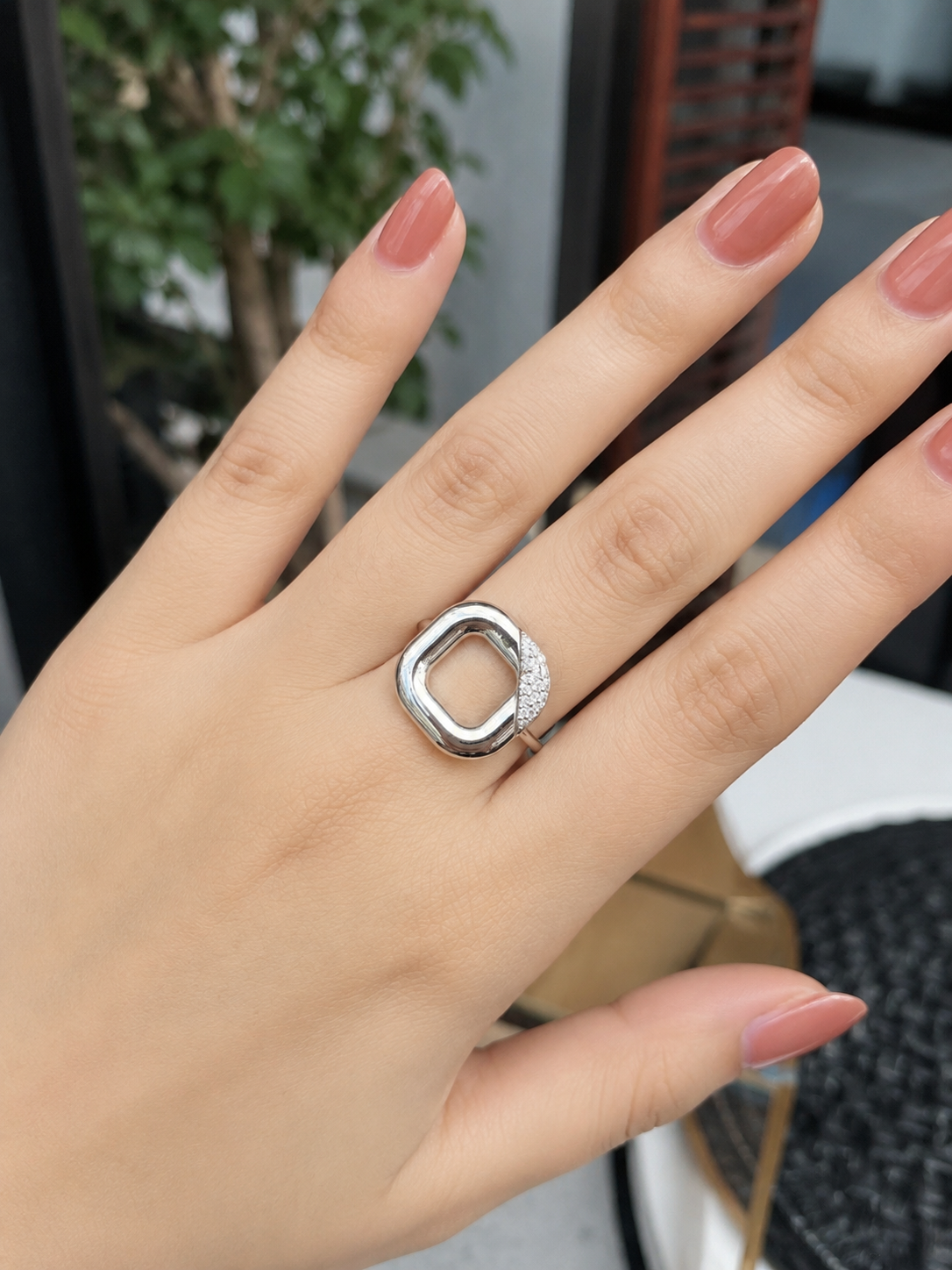 Open Work Diamond Ring (BRD1257)
