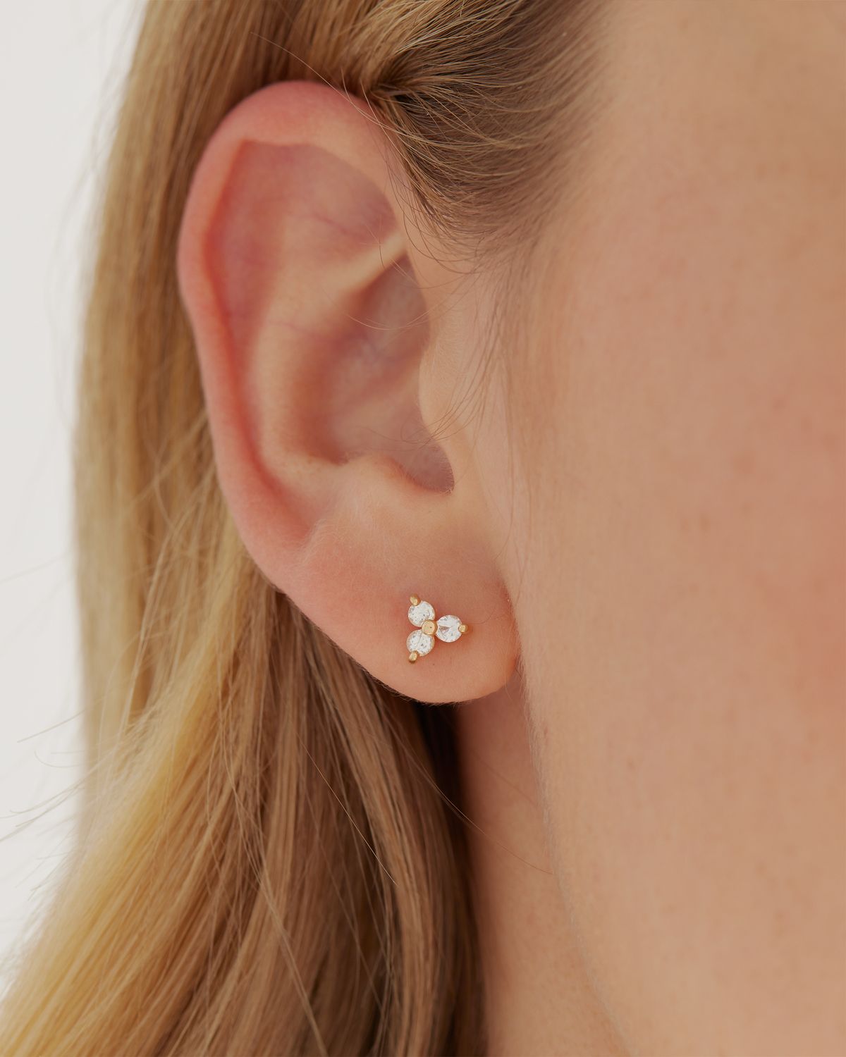 Round Diamond Stud Earring (ARJS2614)