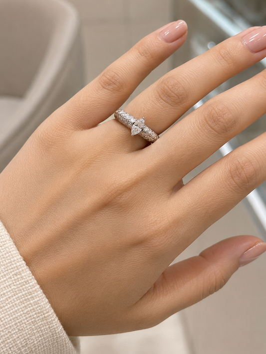Marquise Diamond  Band Ring (SKJ1205)