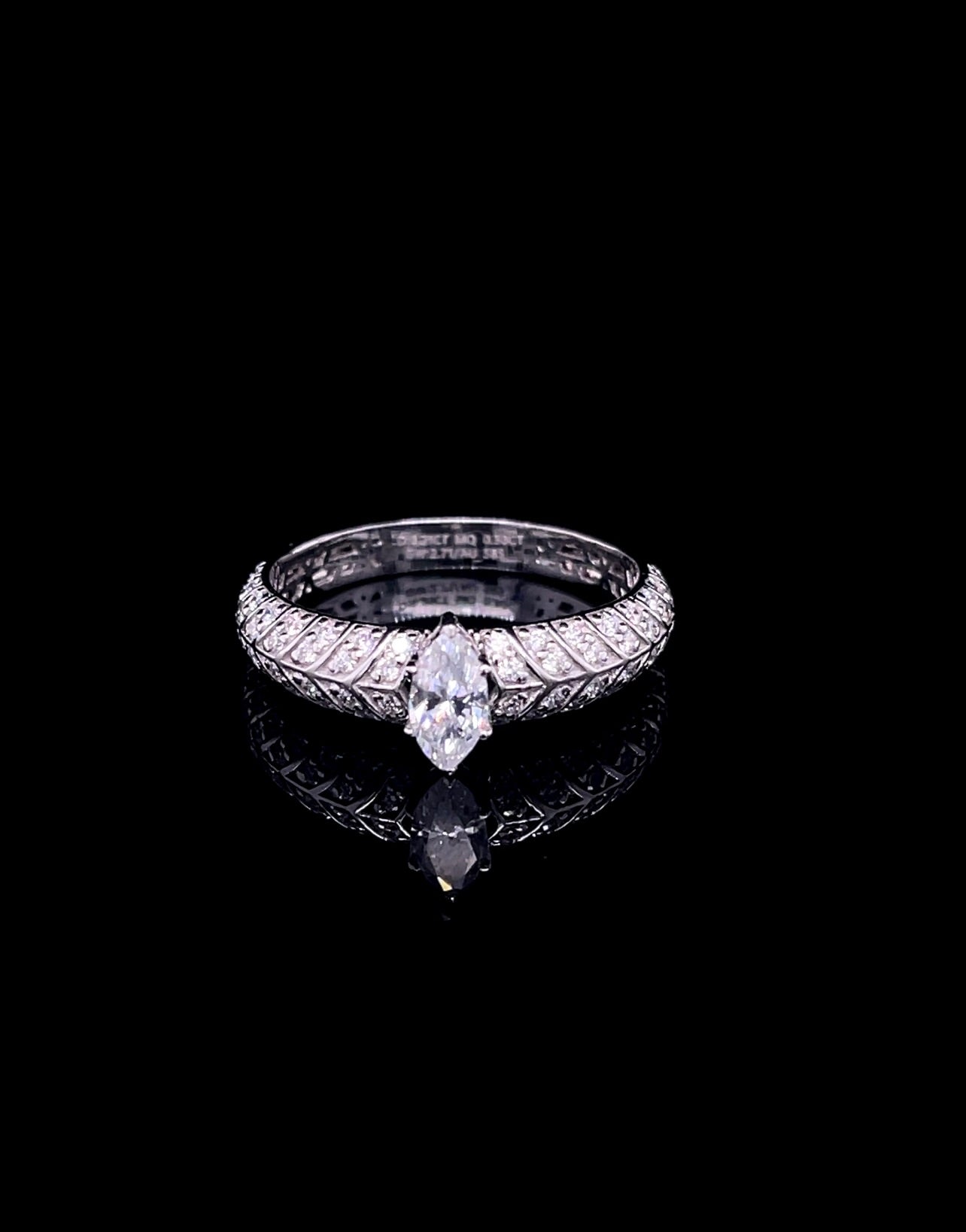 Marquise Diamond  Band Ring (SKJ1205)