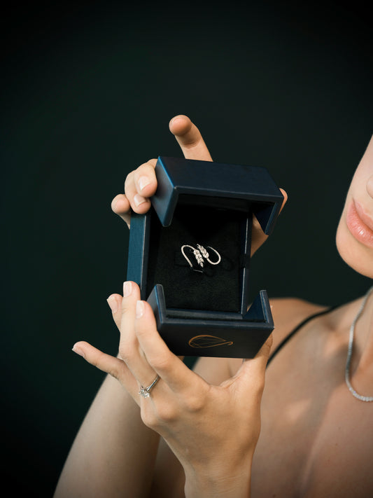 Overlap Cluster Diamond Ring (BRD1251)