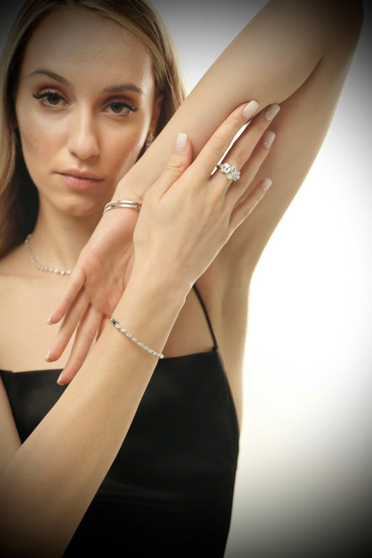 15PT Marquise Diamond Bangle (ARJS2469)