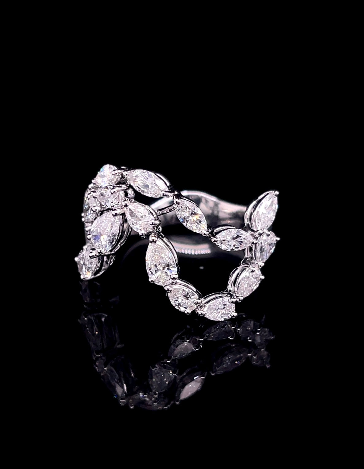 Pear & Marquise Diamond Ring (ARJS4024)