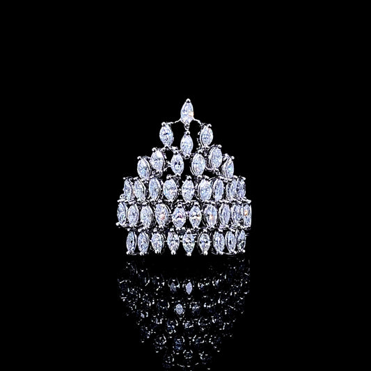 Marquise Crown Ring