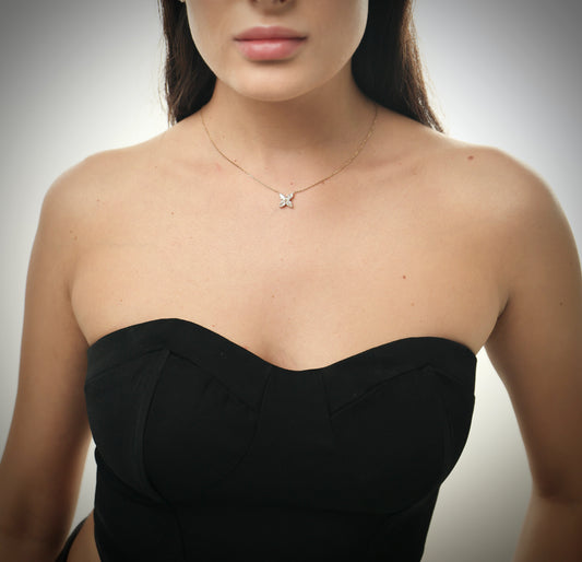 PEAR & MARQUISE DIAMOND PENDANT