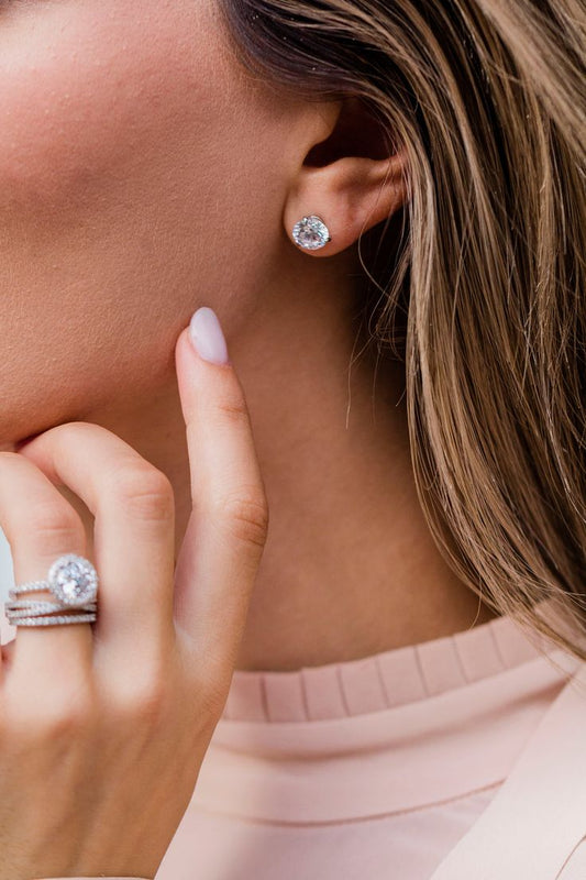1.5CT Each Round Stud Earring (ARJS2725)