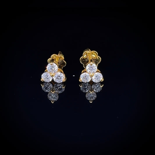 Round Diamond Stud Earring (ARJS2618)