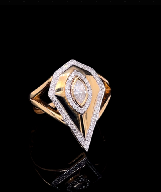 Marquise Pointed Diamond Ring (SKJ1209)