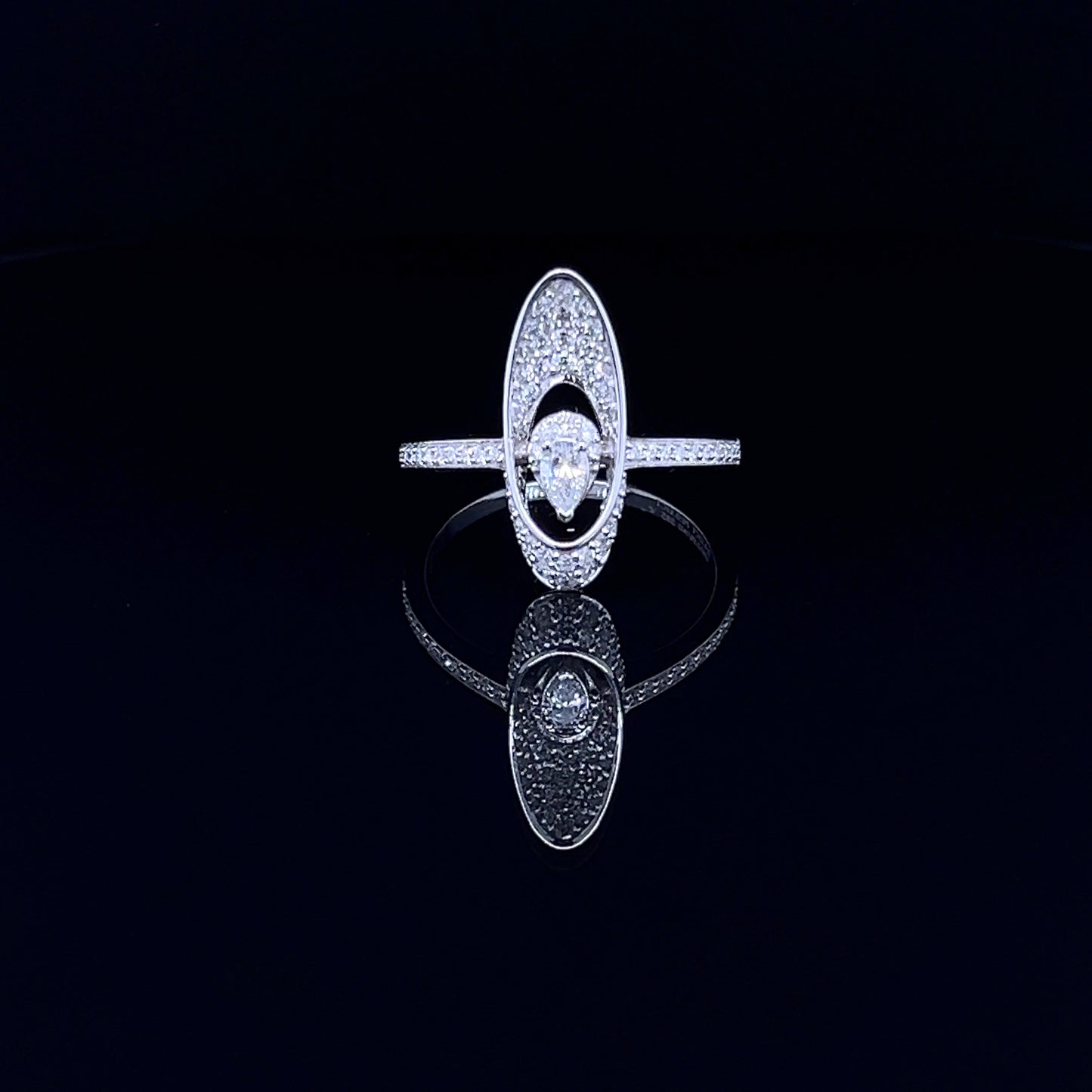 Pear Diamond Ring (SKJ1214)