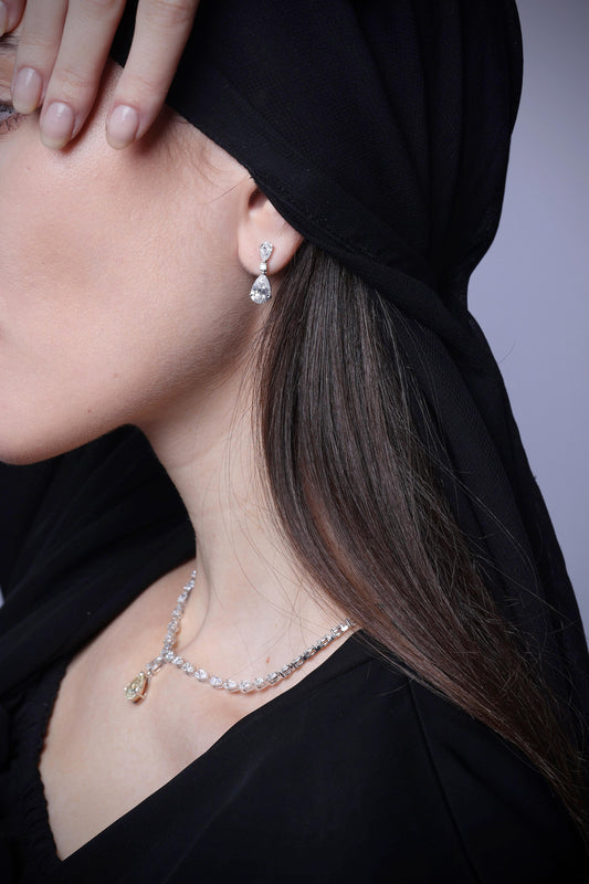 1.5CT EACH PEAR STUDS EARRING