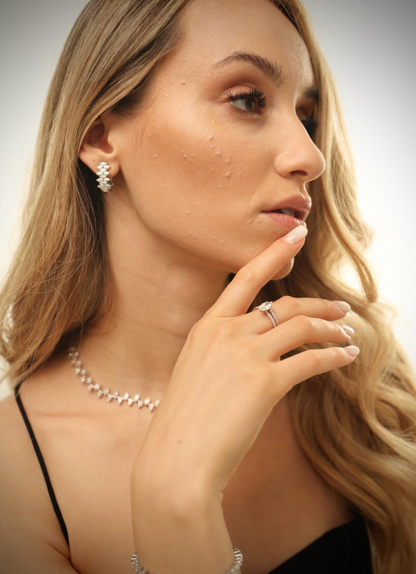 8PT Marquise Earring (ARJS2554)
