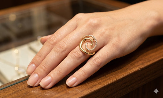 Twirl Diamond Ring  (BRD1265)