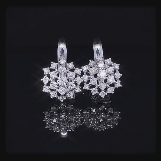 EARRING DIAMOND CT-1.90 CARAT(ARJS2504)