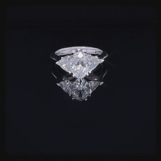 2CT Oval Diamond Ring (ARJ1094)