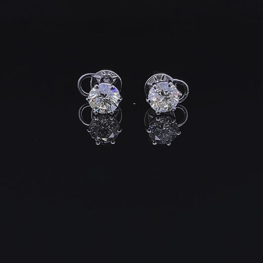 Round Diamnd1 Stud 1CT Each  (ARJS2668)