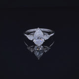 1.52CT PEAR TRILOGY RING (ARJS2127)