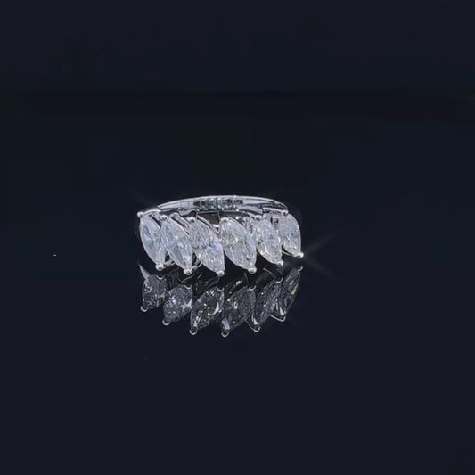 25PT Marquise Half Eternity (ARJS2537)