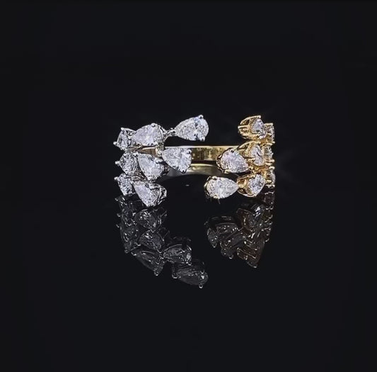 PEAR DIAMOND DAILY RING