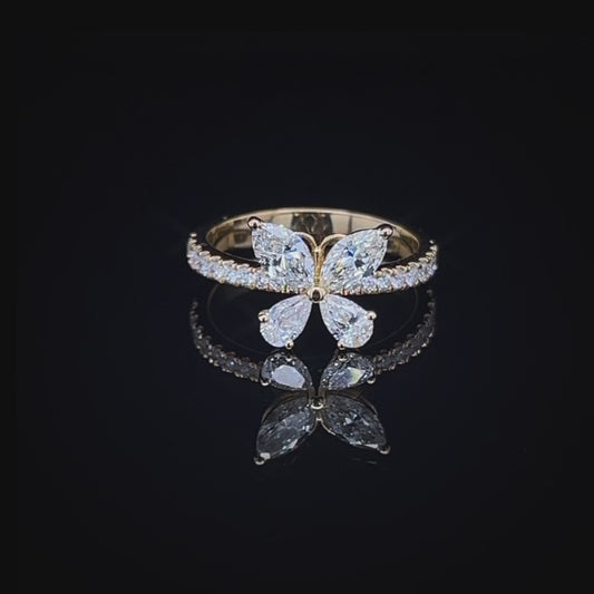 Pear & Marquise Diamond Ring (ARJS2674)