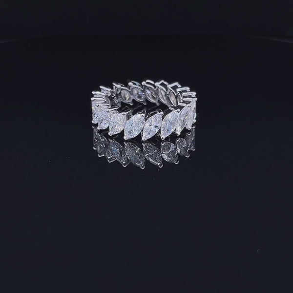 "25PT Marquise Full Eternity Band (ARJS2538)