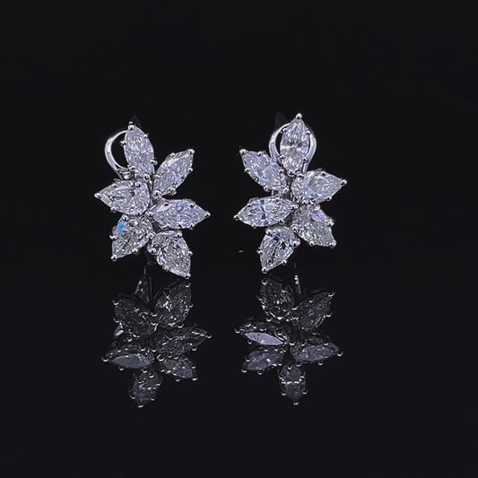 EARRING DIAMOND CT-3.40(ARJS2296)